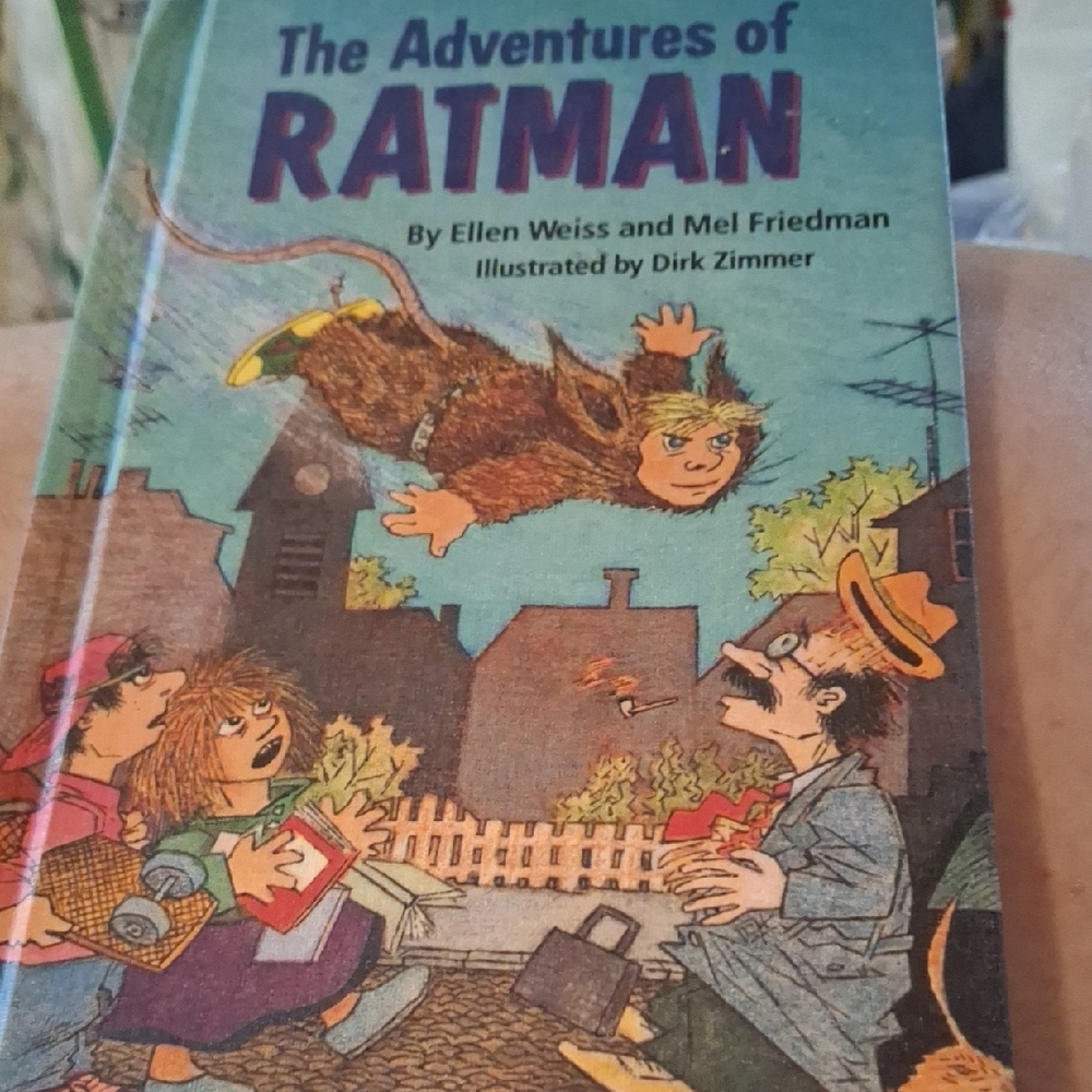The Adventures Of Ratman Weiss Friedman Zimmer Kids Chapter Book Vintage